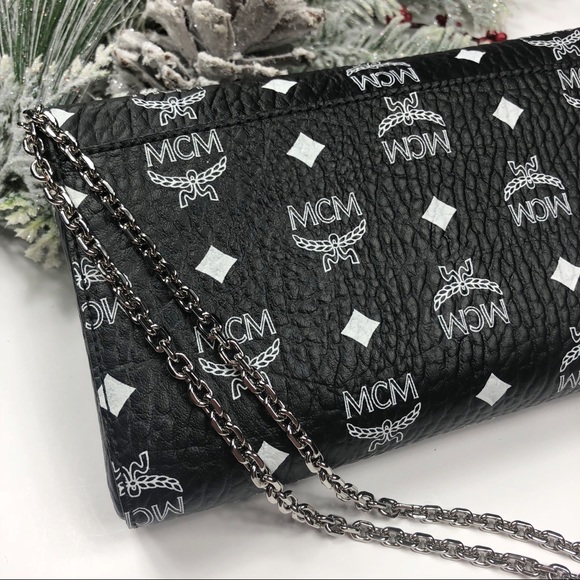 MCM Millie limited edition clutch purse bag black - Picture 7 of 8